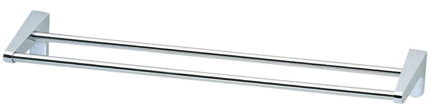 新着商品】ビス付き 二段式 ステンレス タオル掛け 公式 610mm SANEI