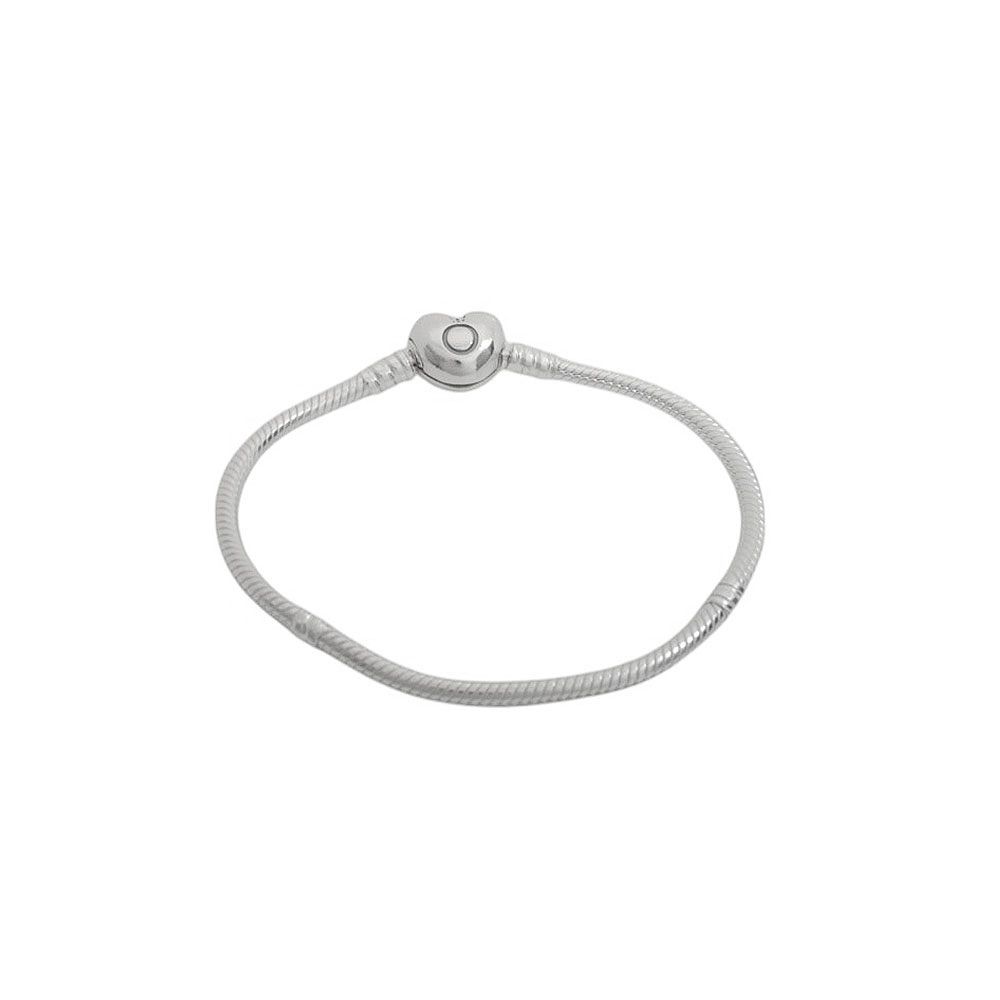 パンドラ PANDORA Moments Heart & Snake Chain Bracelet
