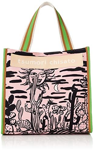 ツモリチサト トートバッグ サボテンと太陽 レディース