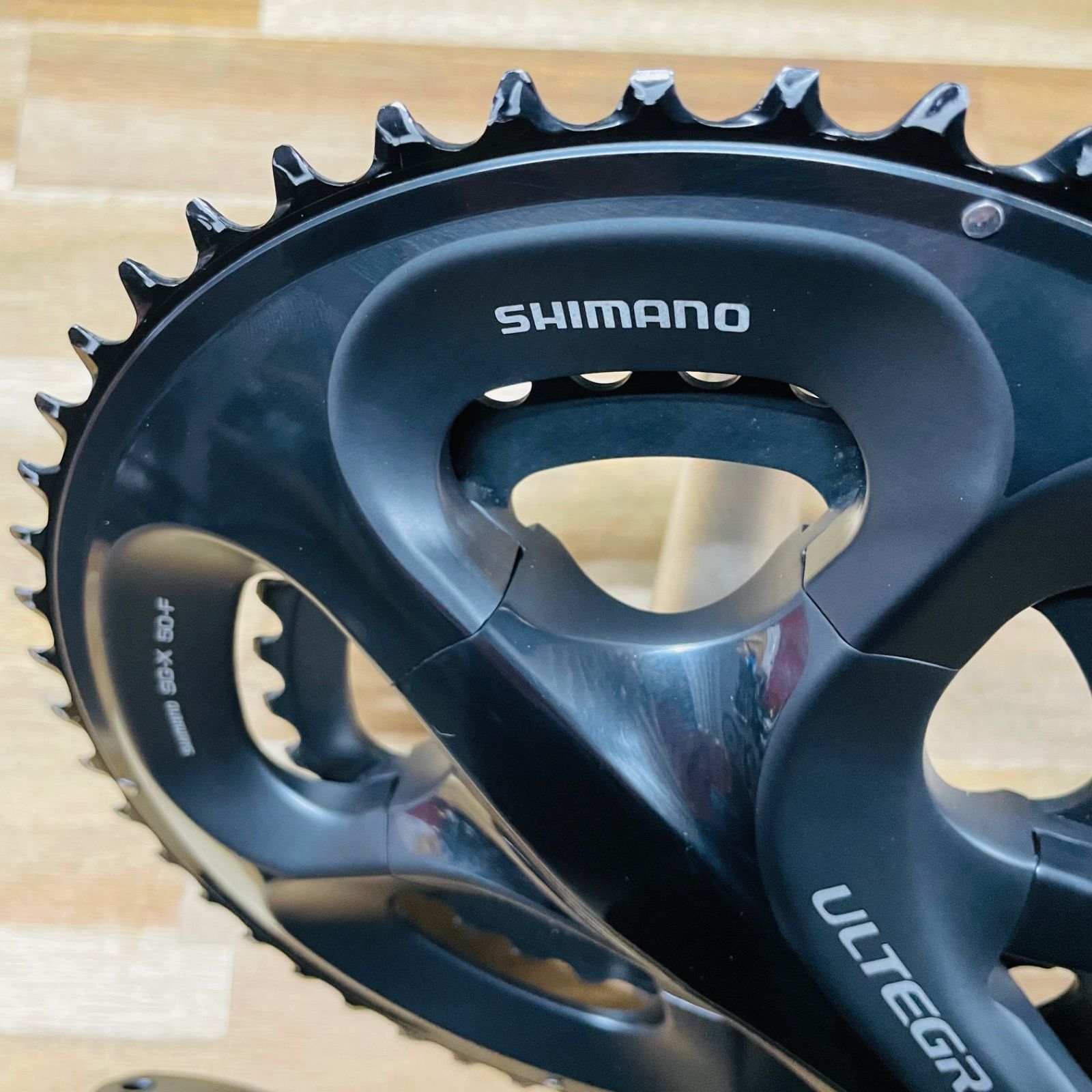 シマノ アルテグラ FC-6700 50-34T 2× 10s 170mm コンパクト クランクセット ULTEGRA SHIMANO FC-6750  FC-6703 クリーニング済 - メルカリ