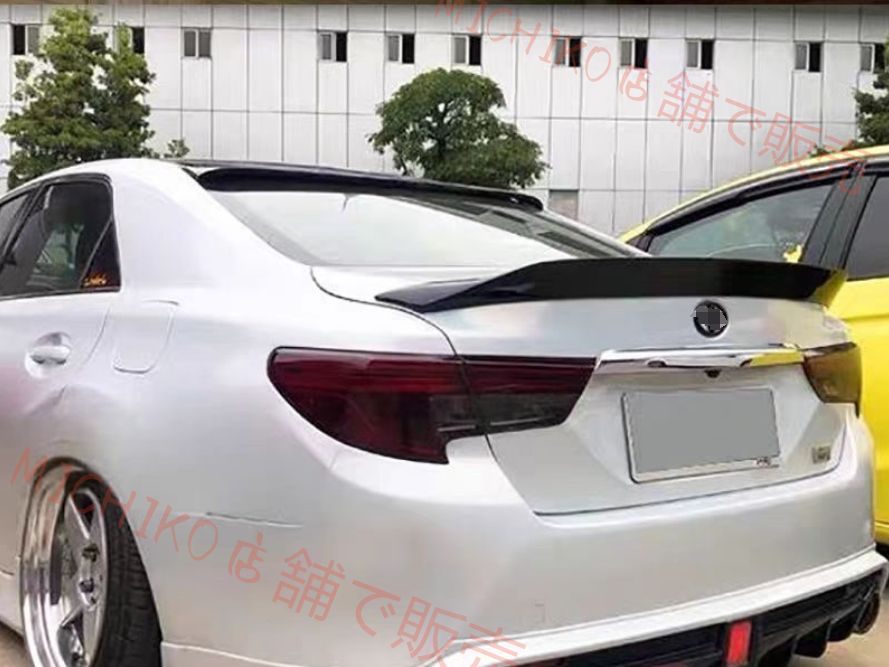 10-17 年モデルクラウン スポーツ用 R タイプ ABS ノンドリルホリゾンタル塗装済みデッキリップスポイラー