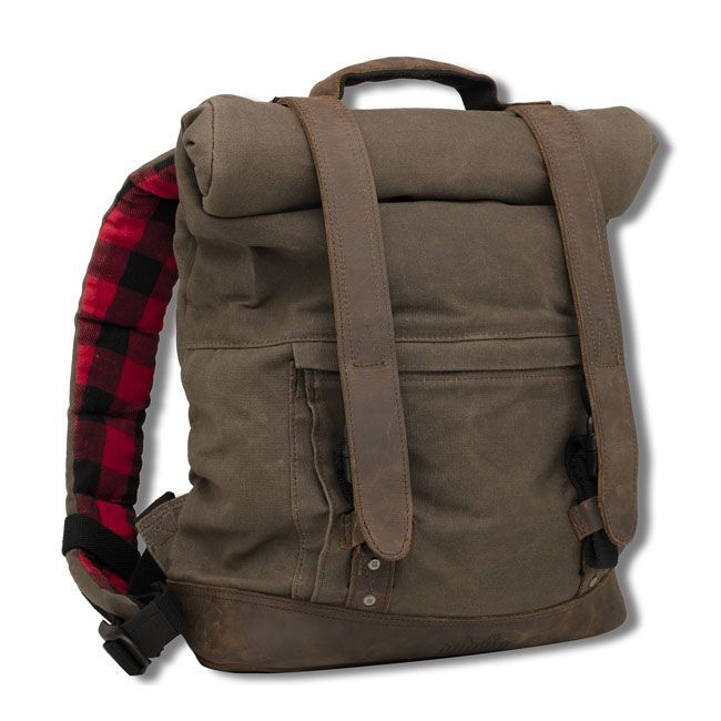 BURLY Roll Top backpack dark oak | 533092