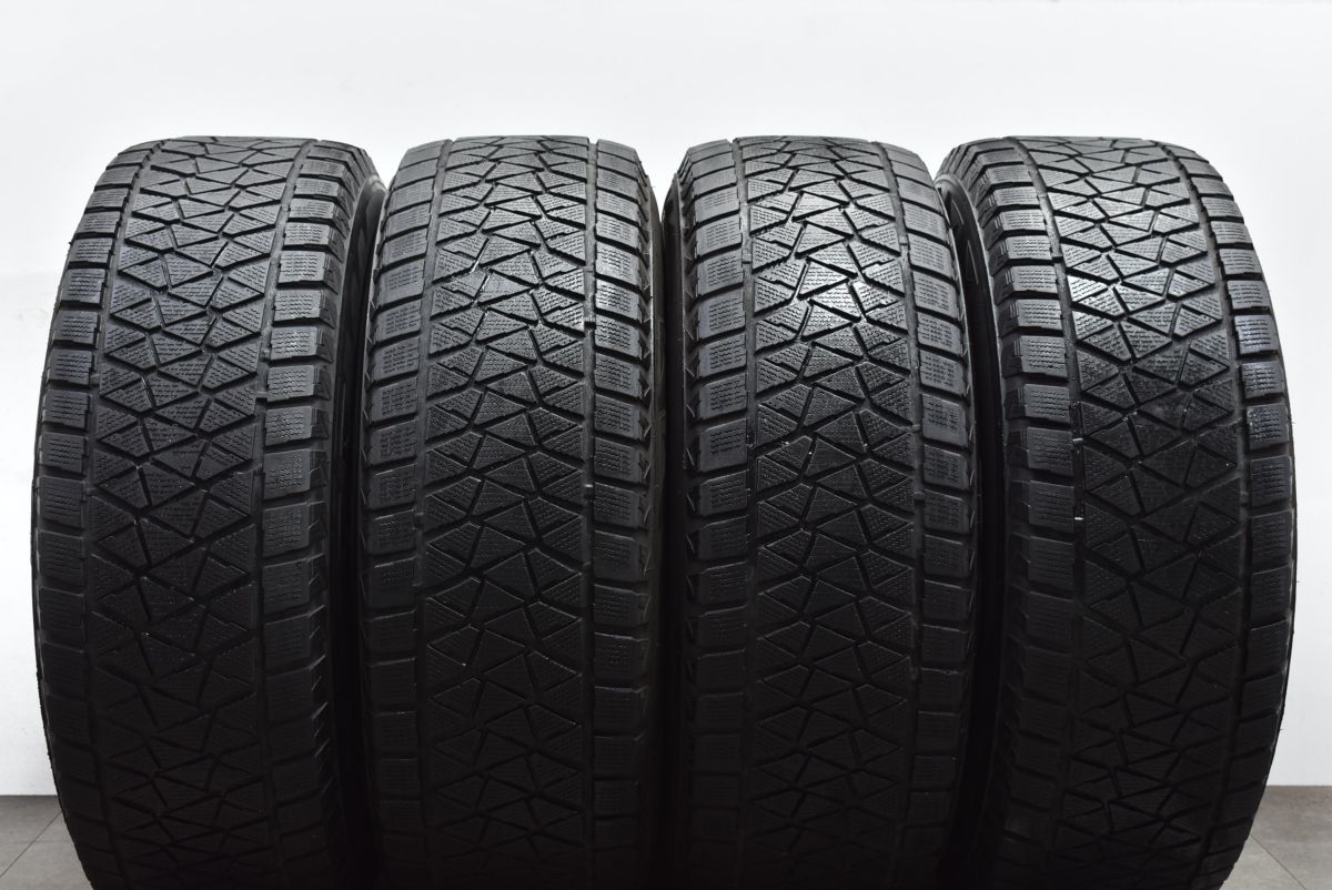 【BS BLIZZAK DM-V2 265/70R16】スタッドレス【トヨタ 90系プラド 純正ホイール 16インチ 7J6HPCD139.7+15】バリ溝　(TH549) クレジットカード QRコード決済可能 ホイールのみ可】トヨタ 90系 ランドクルーザープラド 純正 16in 7J +