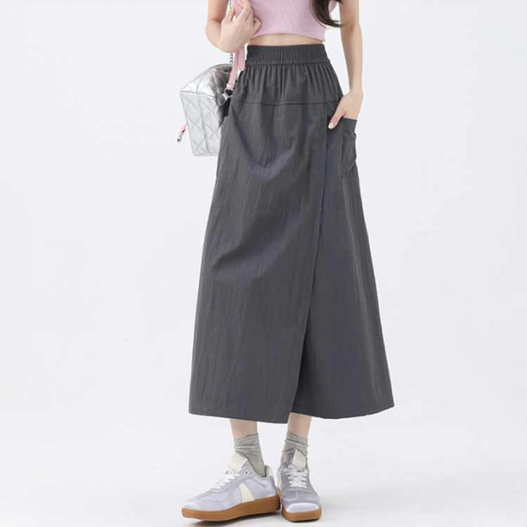 スカートパンツ ラップパンツ ワイド パンツ 巻きスカート