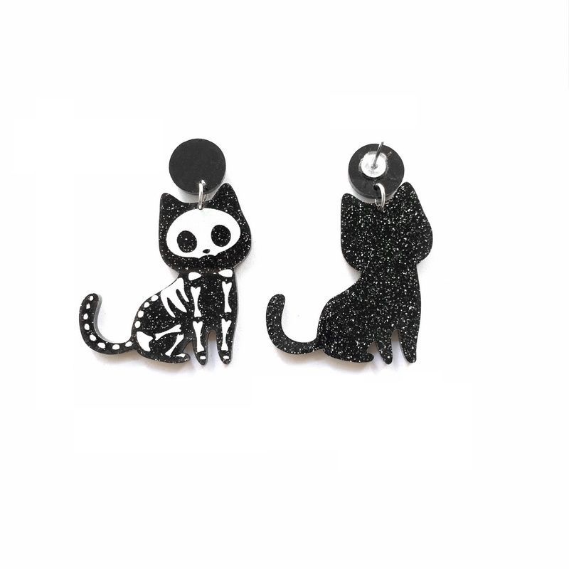 可愛い白猫黒猫ツインピアス2 nikukyu-pe-vari.jpg