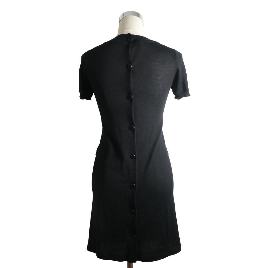 PRADA プラダ サイズ36 ニット ワンピース ドレス ウール×シルク