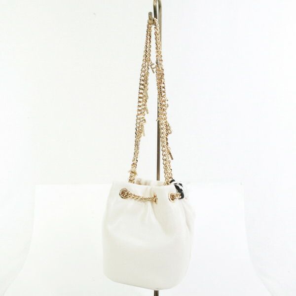 80 OFF エリザベッタフランキ ELISABETTA FRANCHI バッグ EOT1122 アイボリー レディース ショルダーバッグ 巾着ショルダー レザー調 WWW_NOITHATQUANGTHANH_NET