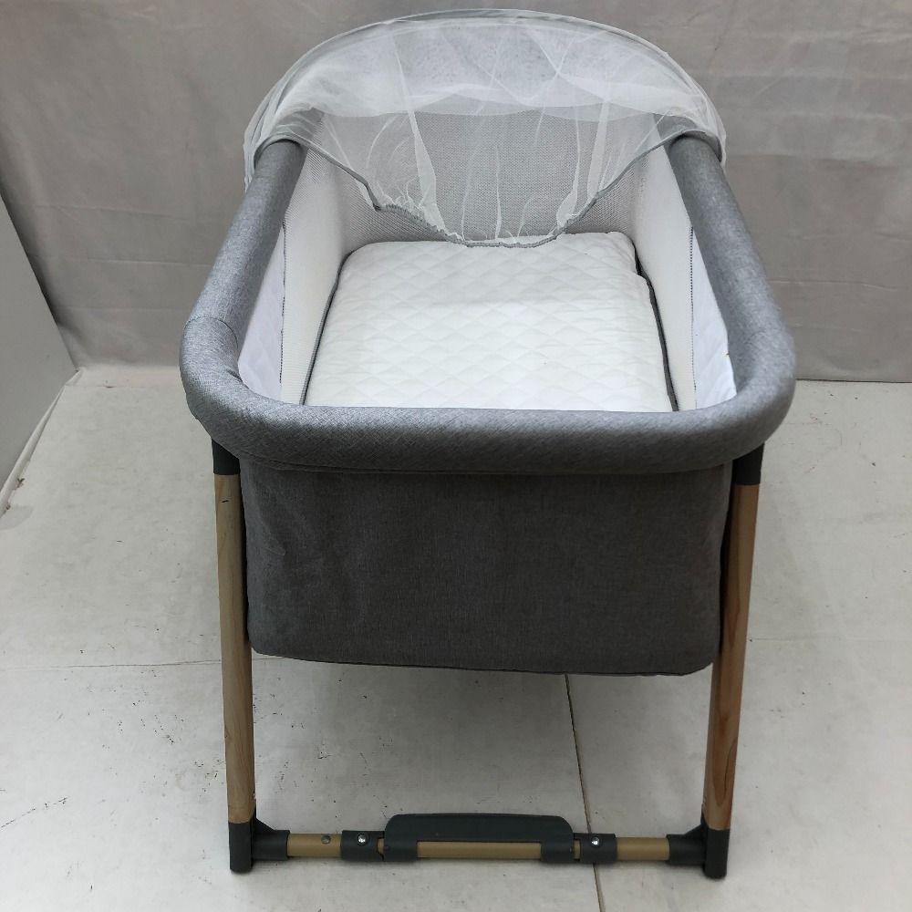03w01874 YATOMO ヤトミ リビングベッド ベビーベッド 折り畳み式 中古 