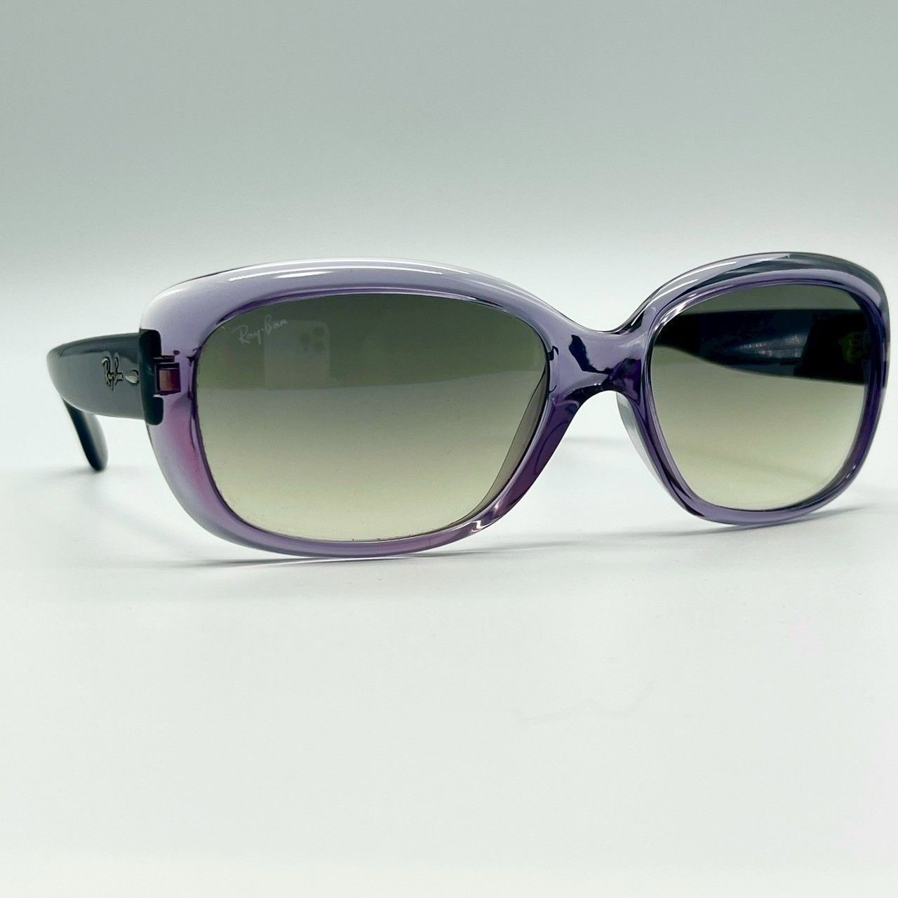 レイバン ジャッキーオー パープル グレー サングラス ロゴ 美品 70914  