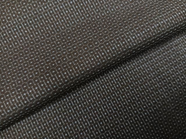 平和屋着物○男性 本場大島紬 アンサンブル 100亀甲 総詰め 正絹 逸品