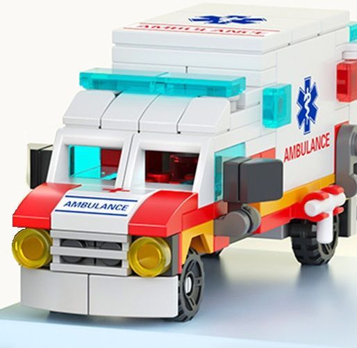 レゴ ブロック 救急車 キット LEGO 互換品 - メルカリ