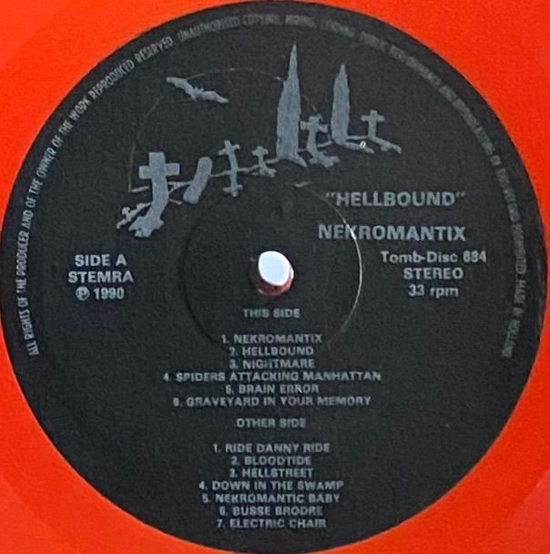 Nekromantix 『Hellbound』 ドイツ盤 LP tomb-disc 684 - メルカリ