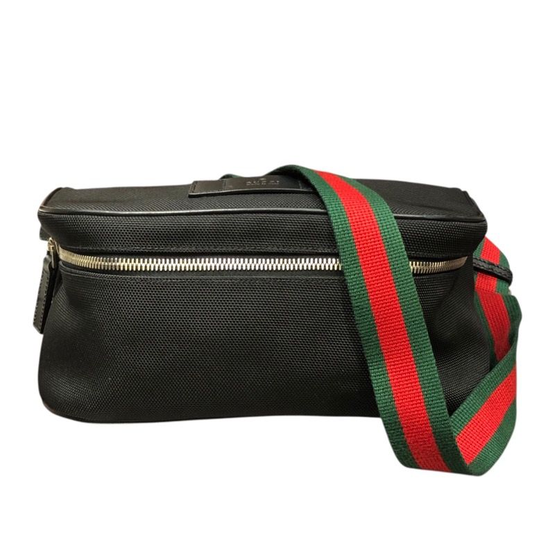 グッチ GUCCI シェリーライン ベルトバッグ 630920 ブラック テクノキャンバス|レザー メンズ ボディバッグ USTAUSTRALIA_COM_AU