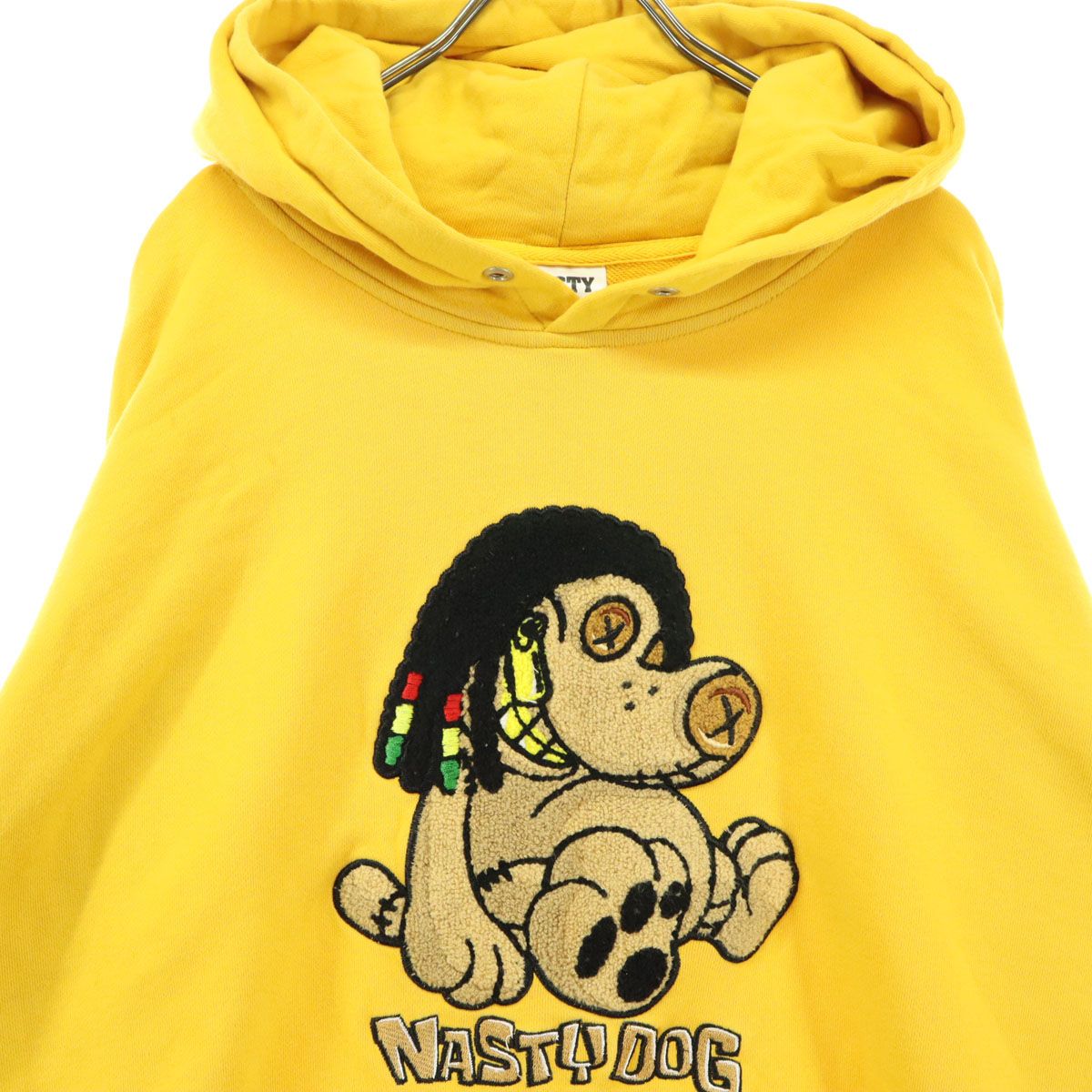 NASTY DOG フード付きジャケット イエロー NASTY DOG フード付きジャケット イエロー fit=scale-down,w=1200