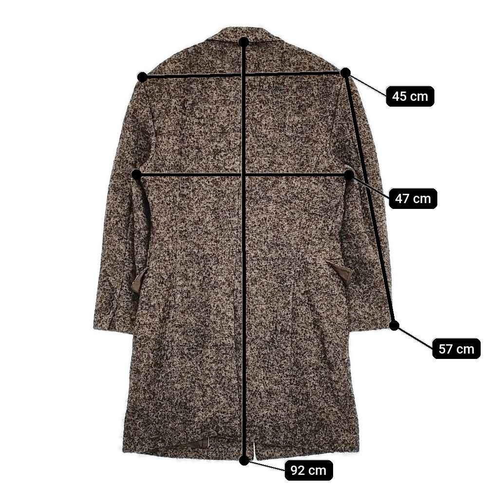 Paul Smith FANCY TWEED CHESTER COAT 定価132000円 4162 254186  
