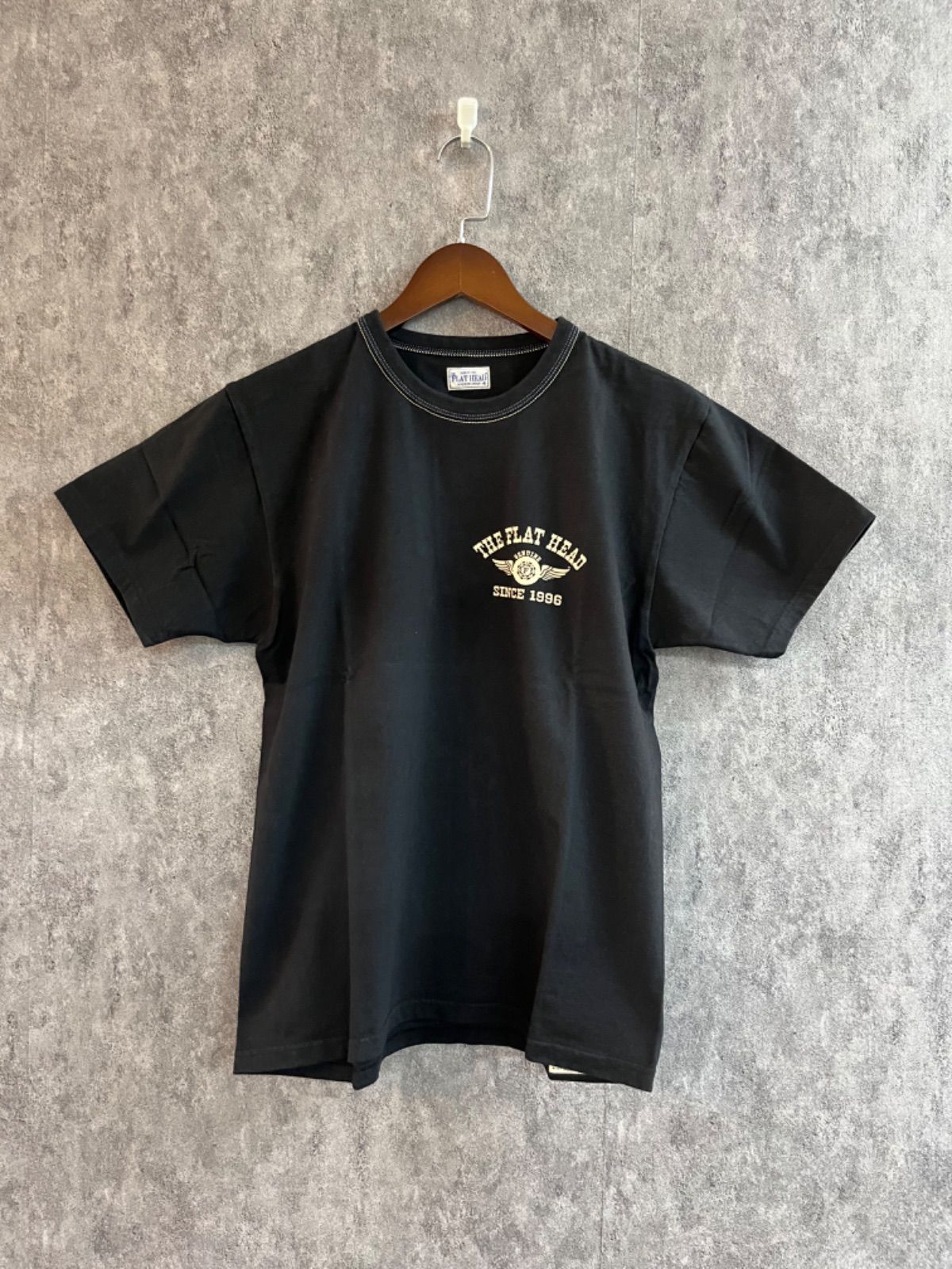 THE FLAT HEAD フラットヘッド 3本針の1本外し Tシャツ FN-THC-202