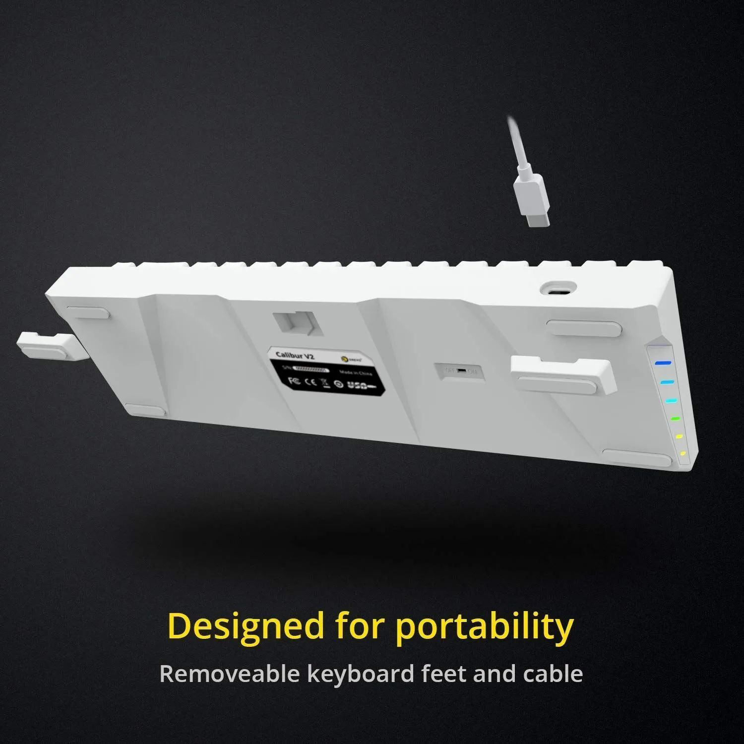 新品・送料無料】DREVO Calibur V2 TE RGB 60% ゲーミングキーボード 英語配列 USB有線 ミニ コンパクト 71キー  テンキーレス - メルカリ