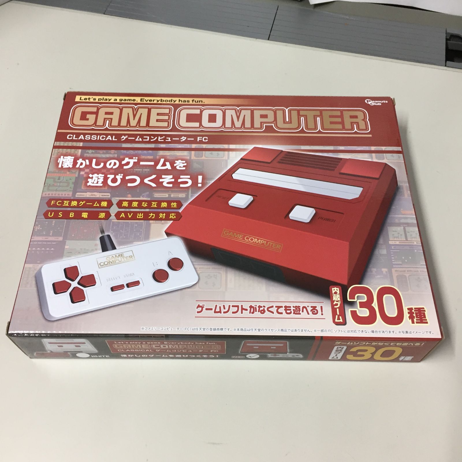 classical ゲームコンピューターFC 赤 レッド - その他