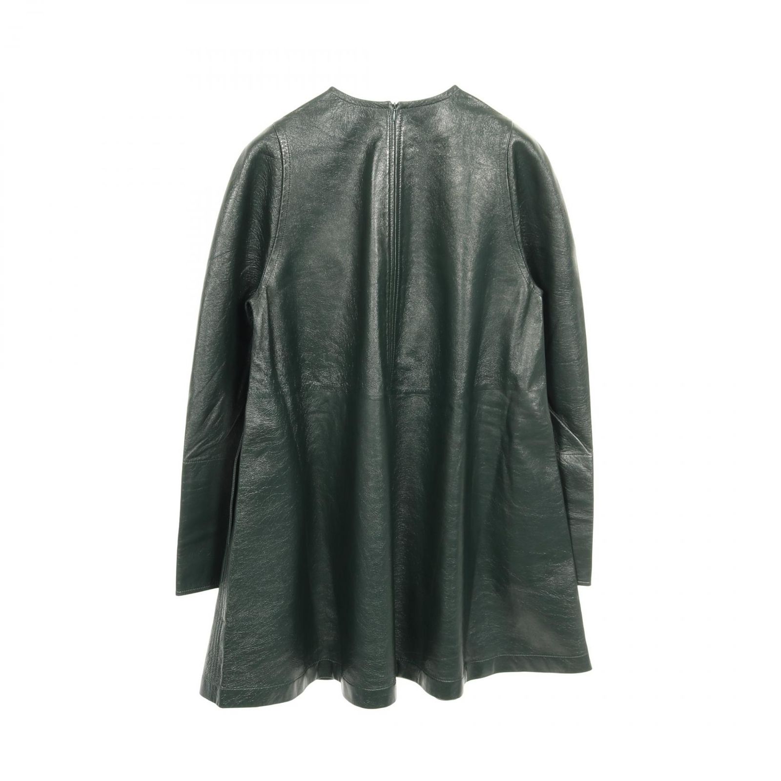 ボッテガヴェネタ BOTTEGA VENETA ワンピース レザー コットン ワンピース レディース Used A