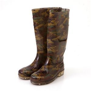 クーポン配布中-スーパー 対象 迷彩レインブーツ 25