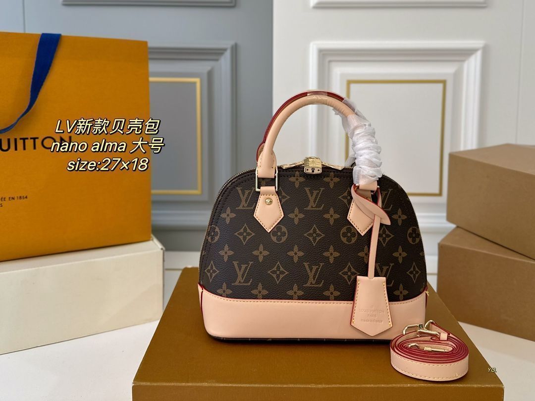 almaシェルバッグ ハンドバッグ