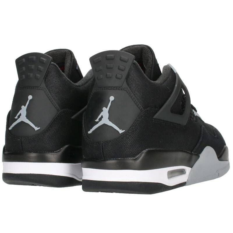 ナイキ AIR JORDAN 4 RETRO SE BLACK AND LIGHT STEEL DH7138-006  エアジョーダン4レトロブラックアンドライトスチールスニーカー メンズ 28cm