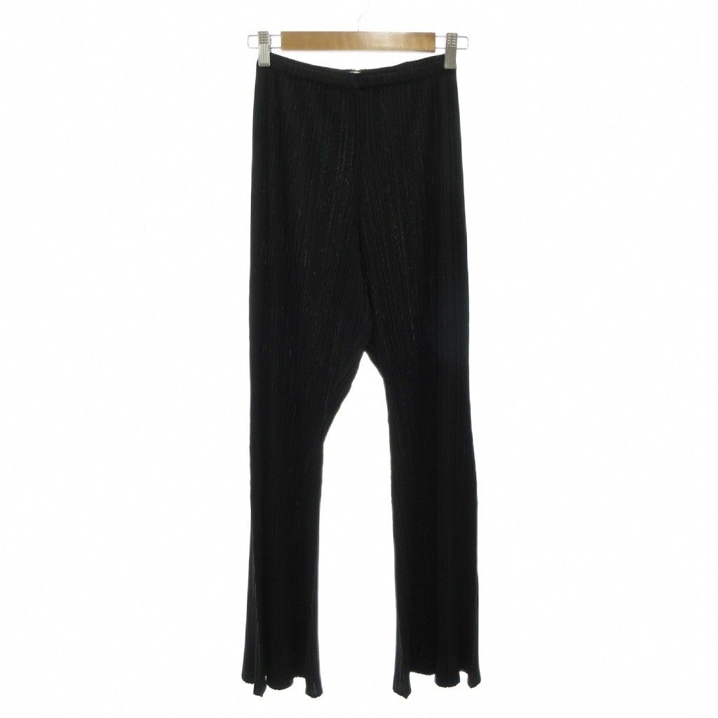 プリーツプリーズ PLEATS PLEASE イッセイミヤケ イージーパンツ スラックス フ プリーツ 3 黒 ブラック |AE GY17