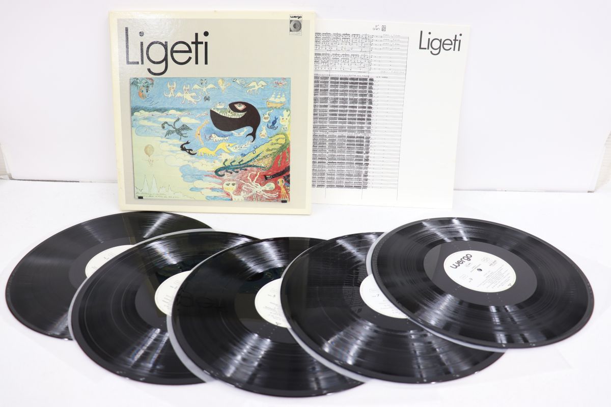 独5discs LP Gyorgy Ligeti Gyorgy Ligeti WER60095 WERGO /01100 独5discs LP Gyorgy Ligeti Gyorgy Ligeti WER60095 WERGO /01100