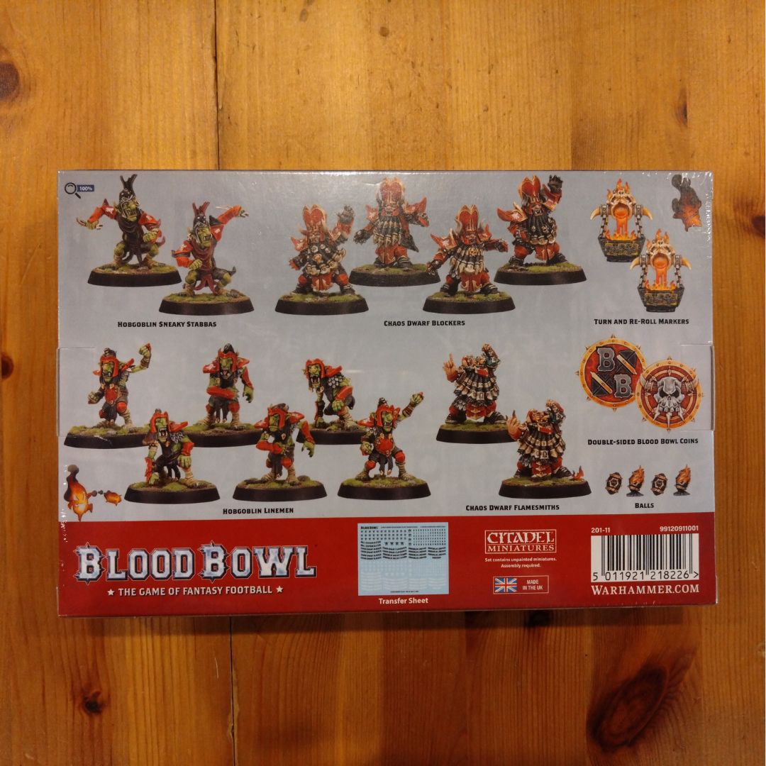 ブラッドボウル ケイオスドワーフ・チーム Chaos Dwarf Blood