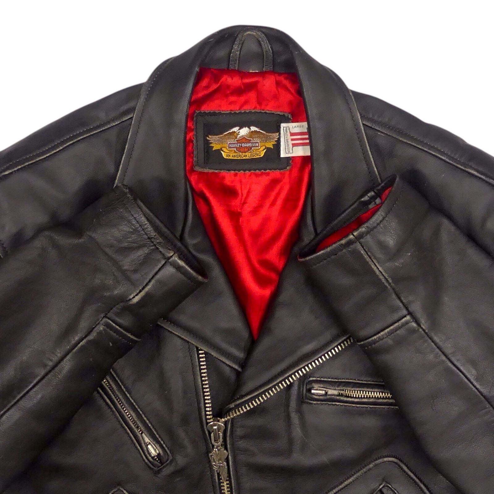 HARLEY DAVIDSON ハーレーダビッドソン ライダースジャケット L
