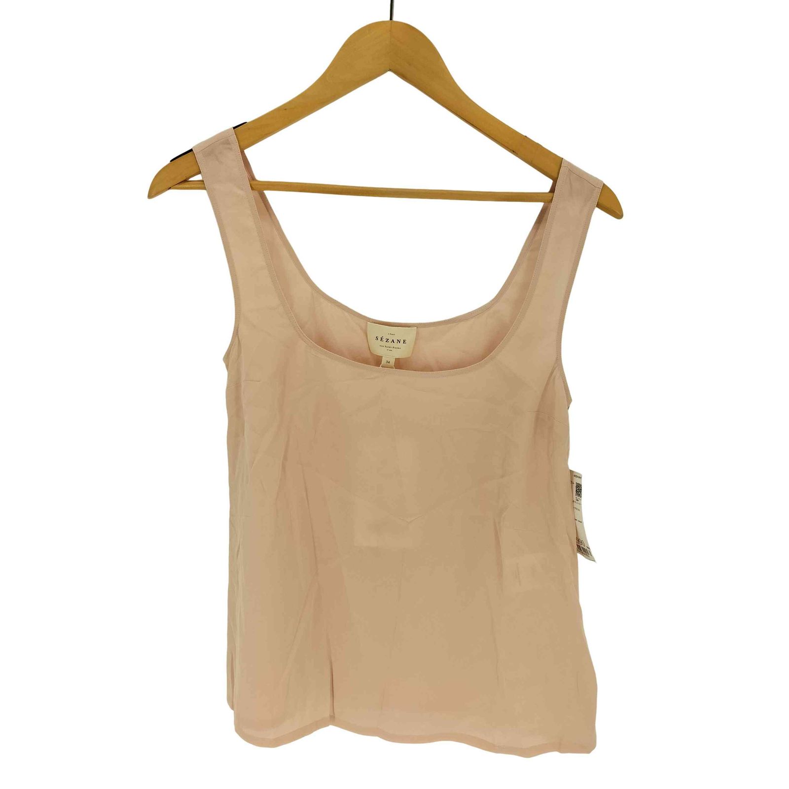ユーズドフルギ USED古着 sezane top tess poudre シルク