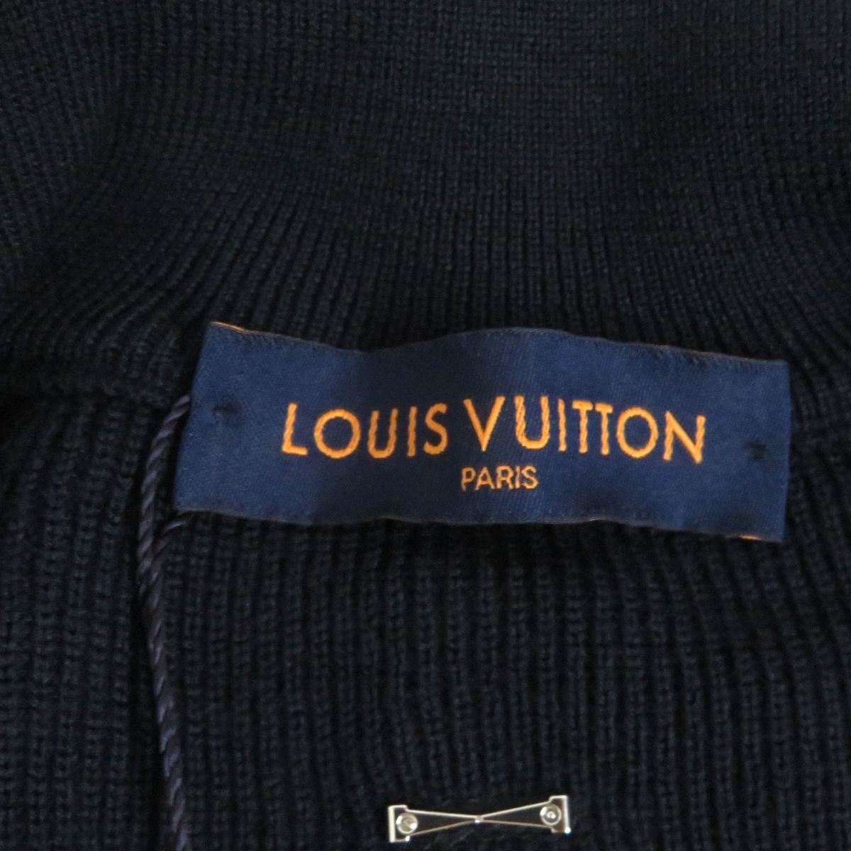 Louis Vuitton ドライバーズニット ネイビー ロゴ刺繍 Louis Vuitton ドライバーズニット ネイビー ロゴ刺繍