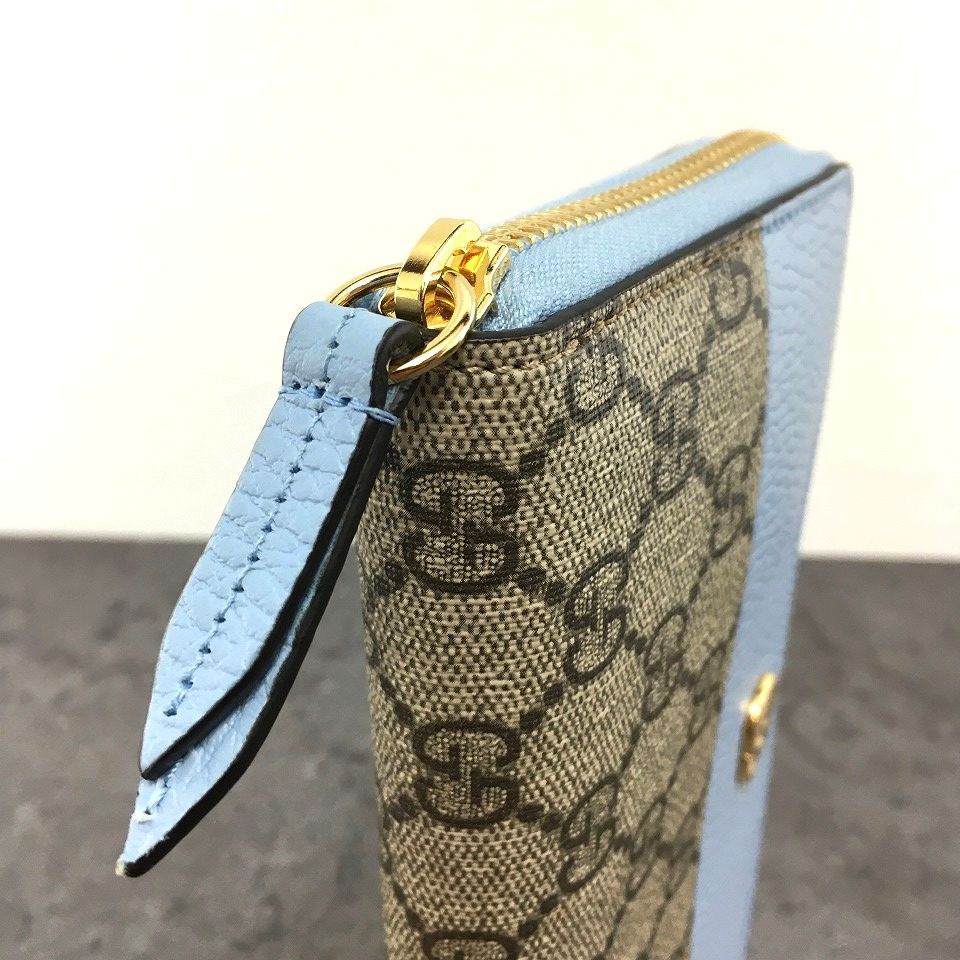 送料込み！ 未使用品 GUCCI ジップウォレット 456117 箱付き 142 送料込み！ 未使用品 GUCCI ジップウォレット 456117 箱付き 142