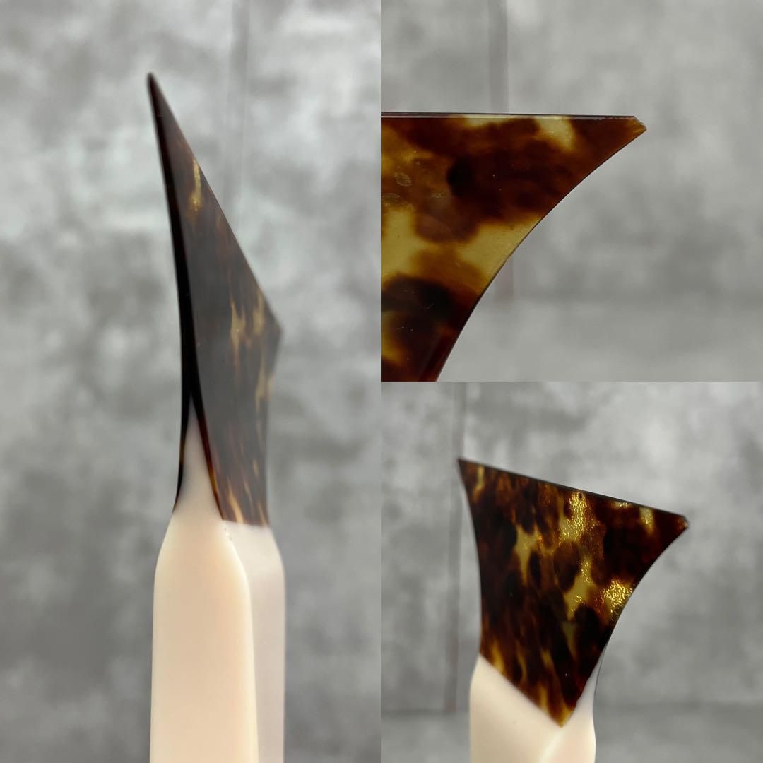 良品　三味線　撥　バチ　べっ甲　天然素材　開き約9.2cm 良品 三味線 べっ甲 津山撥 バチ べっ甲 鼈甲 天然素材 開き約