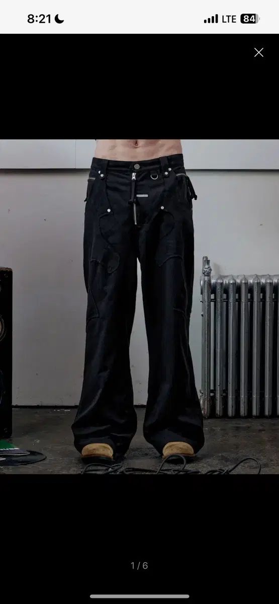 ビニールハウス WESTERN BOOTS CUT PANTS BLACK パンツ