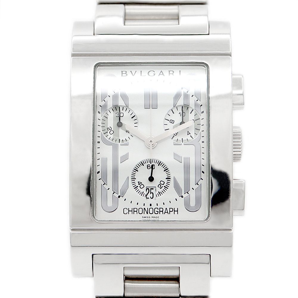 電池交換済み BVLGARI ブルガリ レッタンゴロ クロノグラフ RTC49S