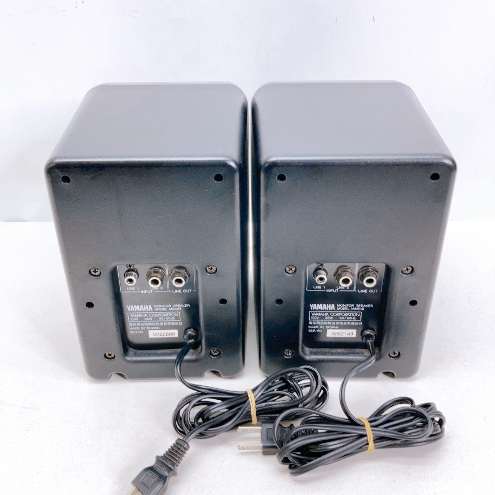 YAMAHAヤマハ パワードモニタースピーカー MS101II 02765 YAMAHA MS101-4 パワードモニタースピーカー 1本×2本（新品/送料