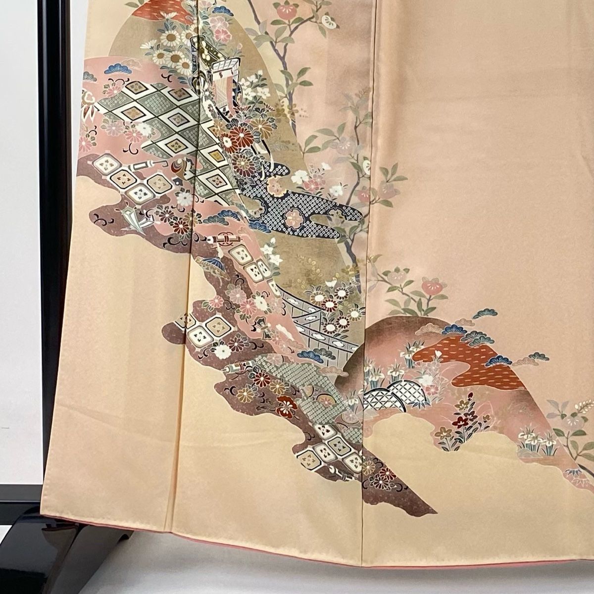 未用正絹金銀彩箔散らし訪問着　美品 miyagawa-kimono_sb15098