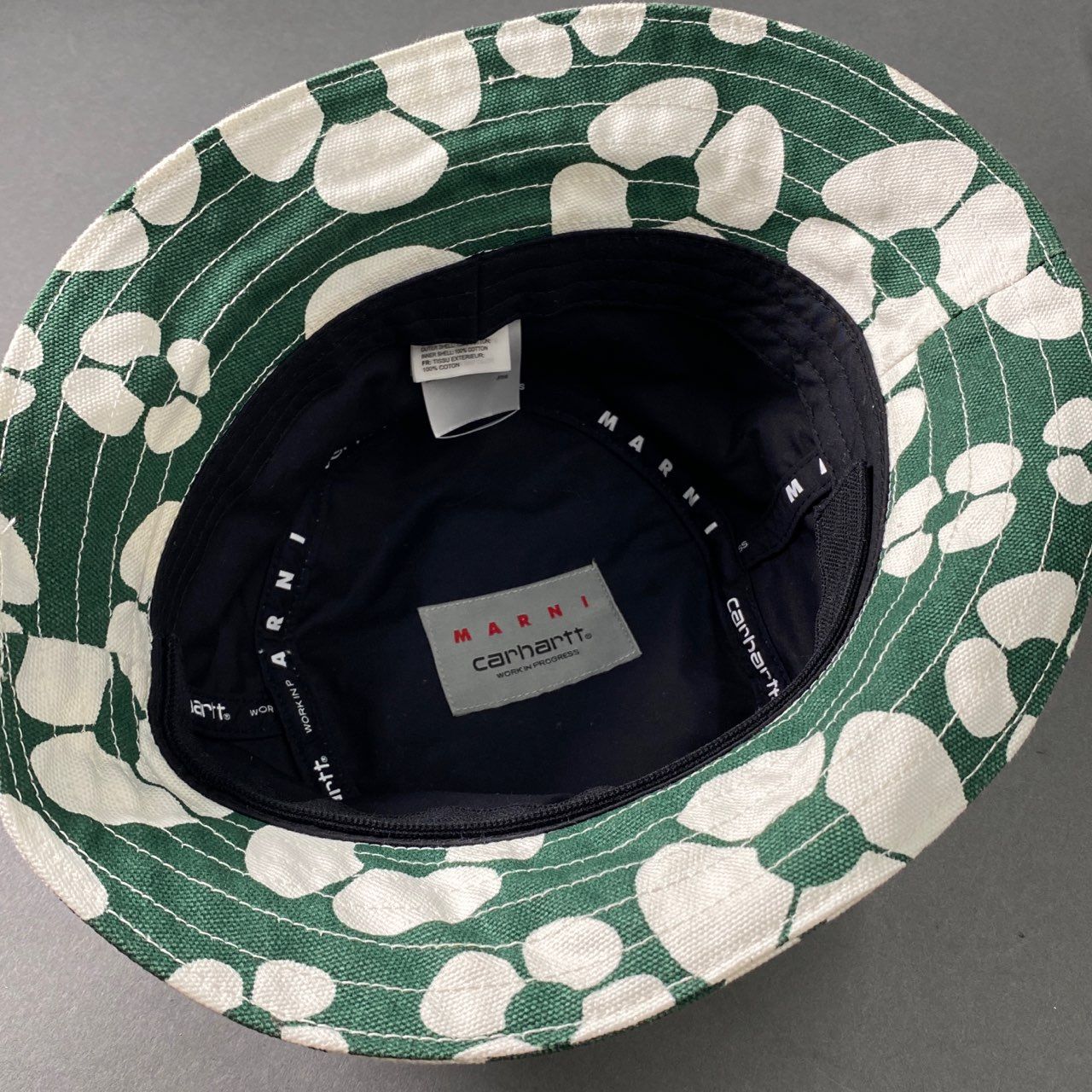 A22 MARNI マルニ × carhartt カーハート バケットハット 総柄ハット M