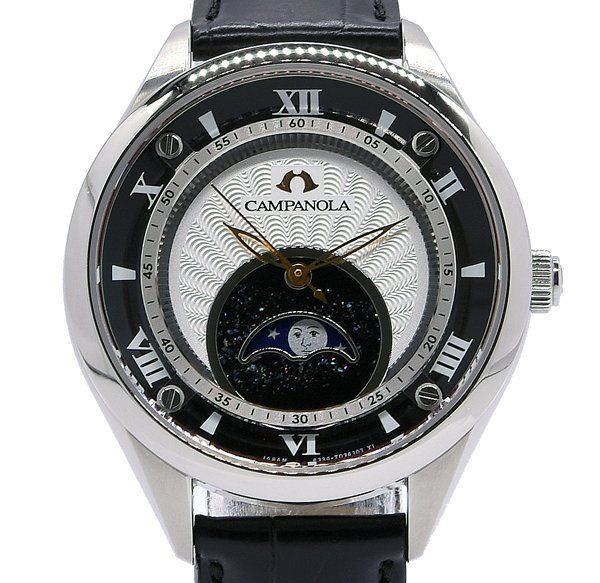 極美品！CITIZEN シチズン CAMPANOLA カンパノラ ムーンフェイズ EZ2000-06A 6324-T023959 結弦（ゆづる）クォーツ メンズ