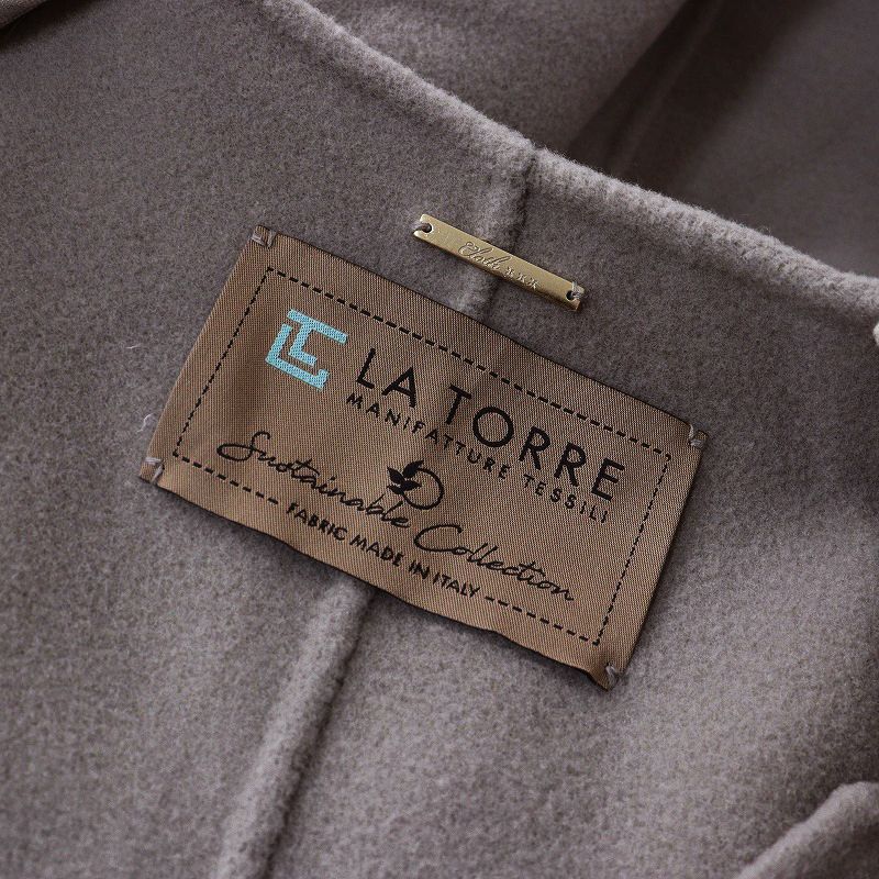 NOBLE ノーブル メルトンロング チェスター コート ベージュ 新品