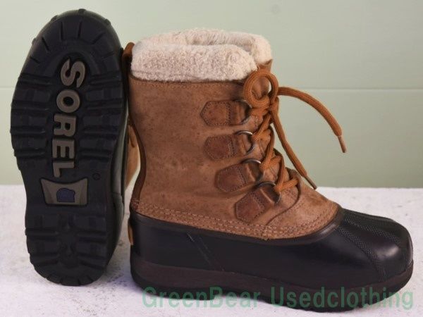 P530◇レディース ソレル SOREL スノーブーツ ウィンターブーツ 茶