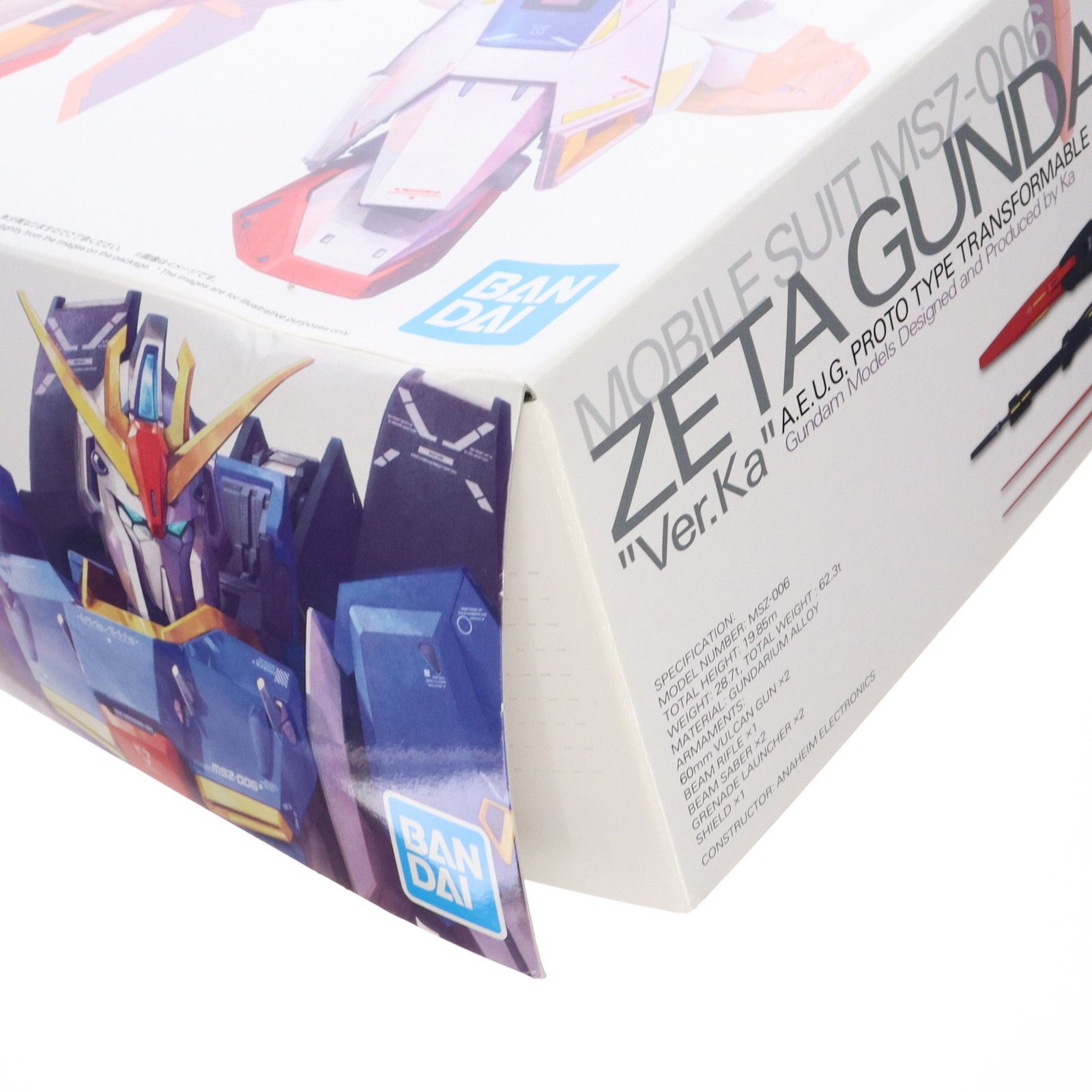 再販) MG 1/100 ゼータガンダム Ver.Ka 機動戦士Zガンダム