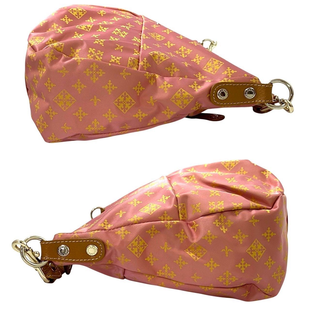 【未使用】russet　2WAYハンドバッグ　ナイロン　ピンク russet（ラシット） 2WAYバッグ トート ロングショルダー 斜め