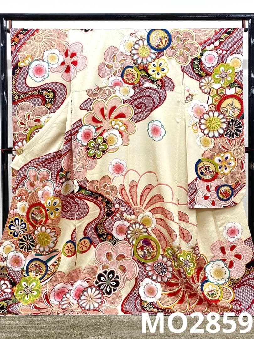 振袖 豪華 金駒 金彩 紋意匠 身丈170cm 撥水加工済 身幅ゆったり