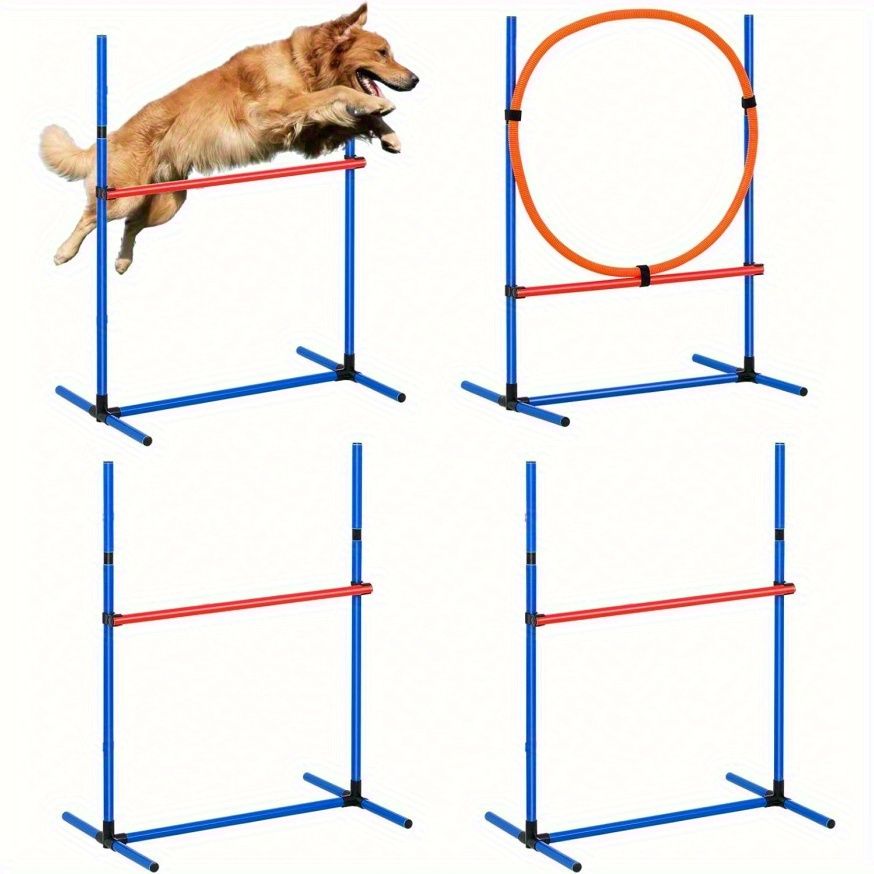 4個の犬アギリティトレーニングエクイップメント 屋外と屋内用の