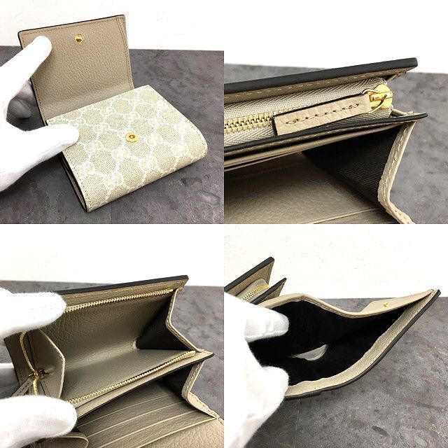 送料込み！ 未使用品 GUCCI コンパクト財布 マーモント 187 187 送料込み！ 未使用品 GUCCI コンパクトウォレット 598587