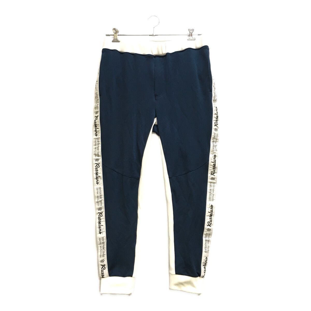 中古 メンズ ラッセルノ RUSSELUNO ジョガーパンツ 6(XL) 紺×白