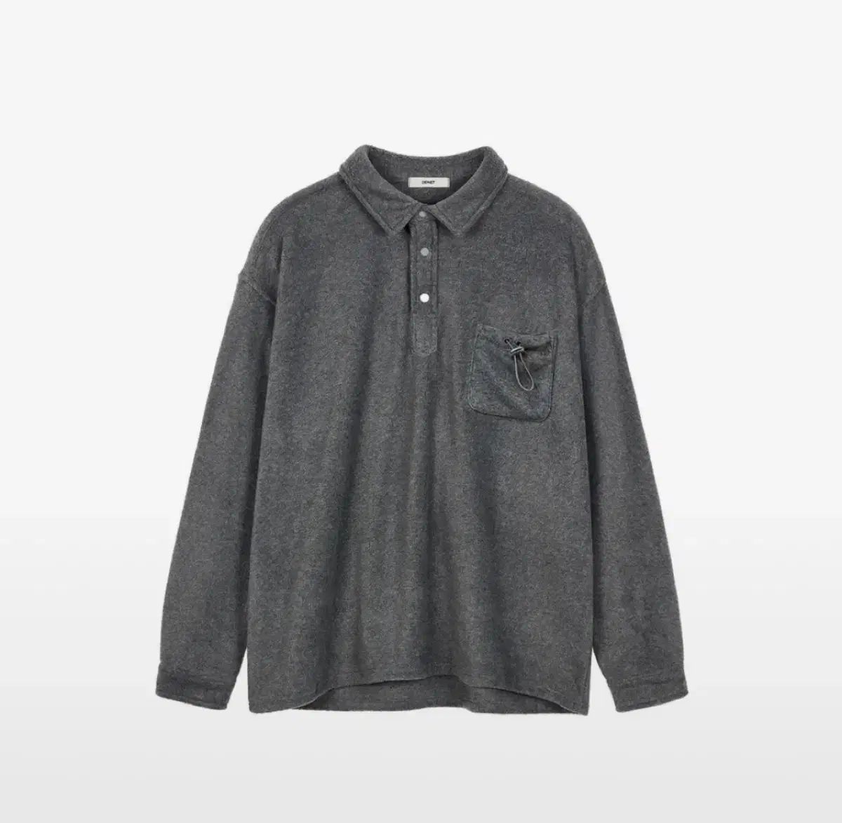 ダイニット フリース ポケット Kara Tシャツ チャコール