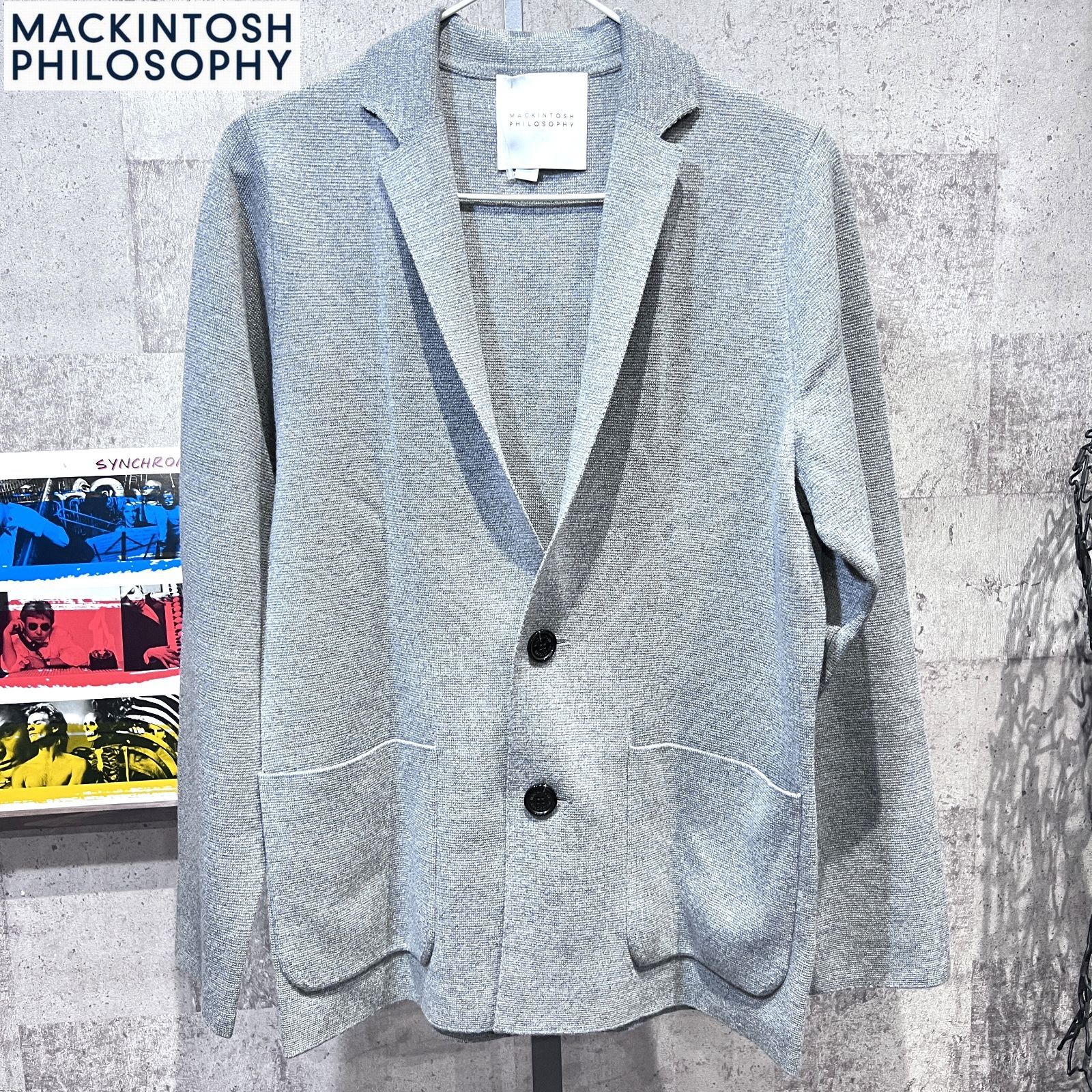 極美品✨マッキントッシュフィロソフィー ニットテーラード